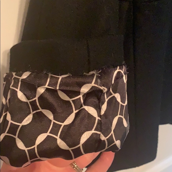 Tulle Black Pea Coat - Picture 9 of 9